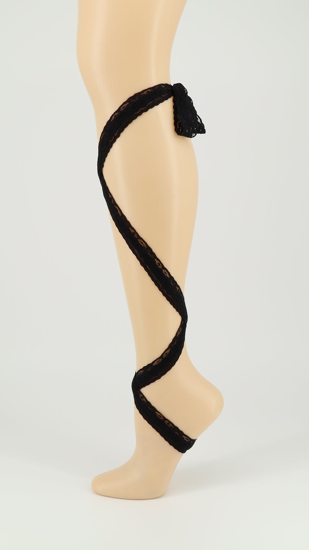 Lace Black Left side of leg