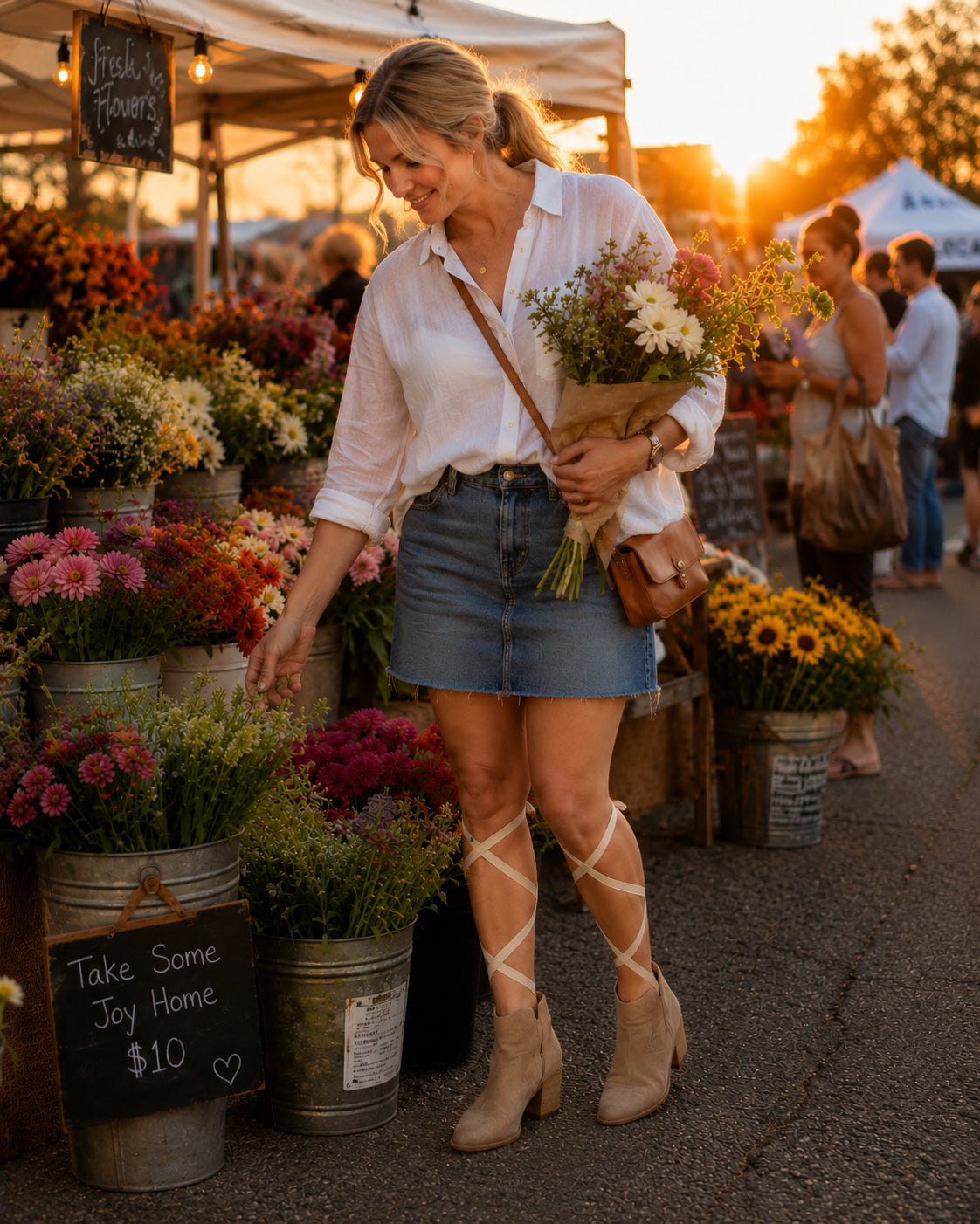 Everyday with The 10  at the flower market