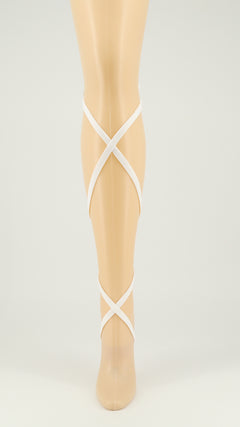 The 10 White Front of leg