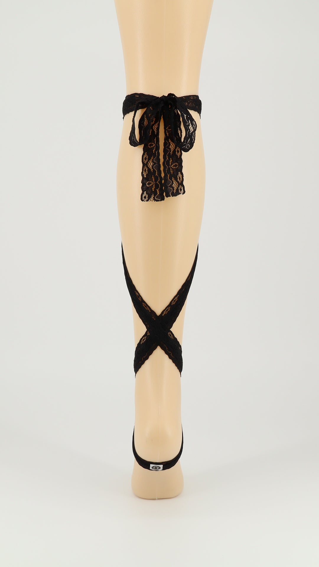 Lace Black Back side of leg