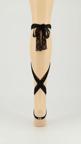 Lace Black Back side of leg