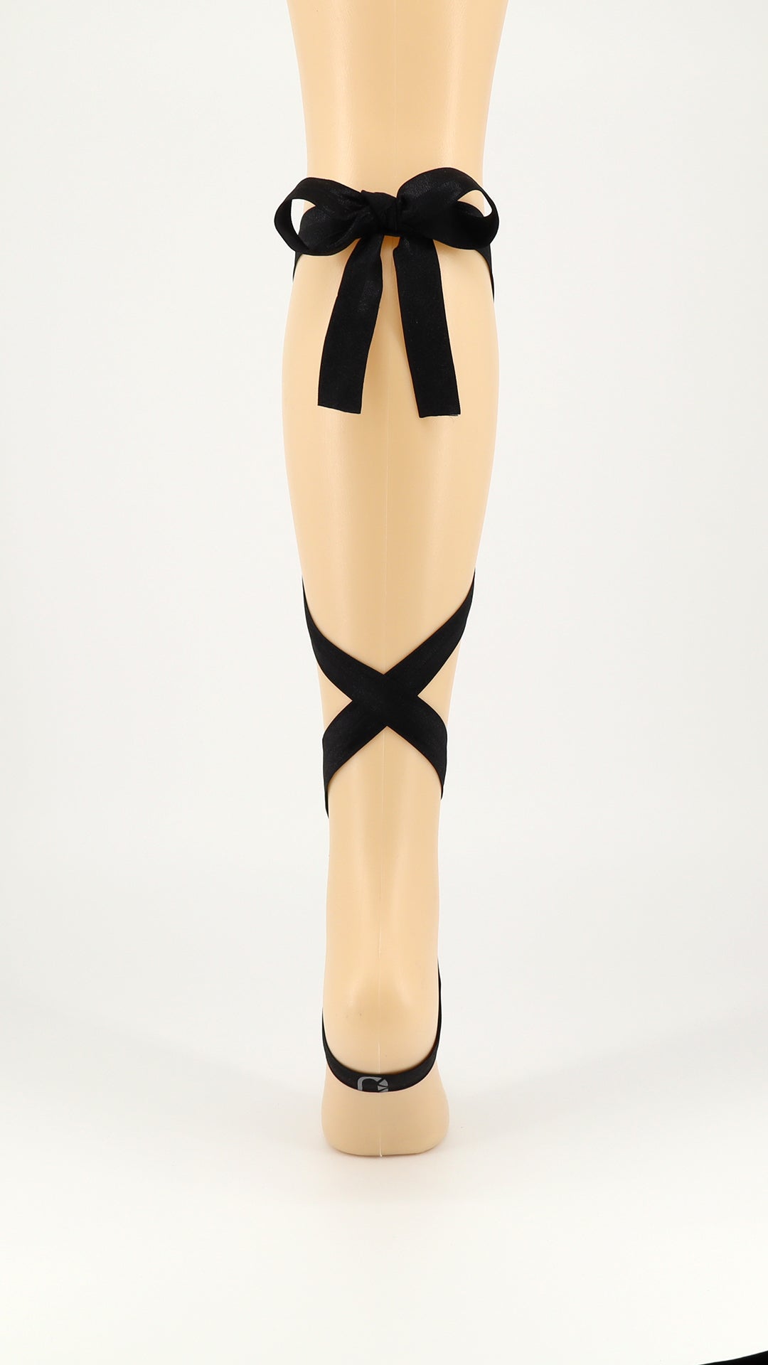 The Solid Black Back side of leg