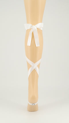 Solid White Back side of leg