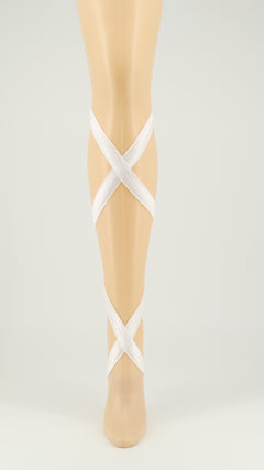 Solid White Front side of leg