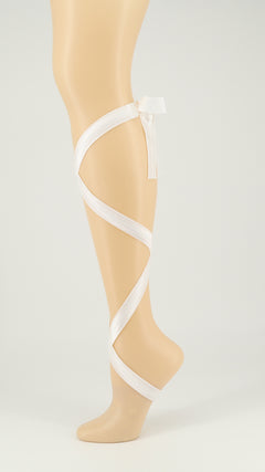 Solid White Left side of leg